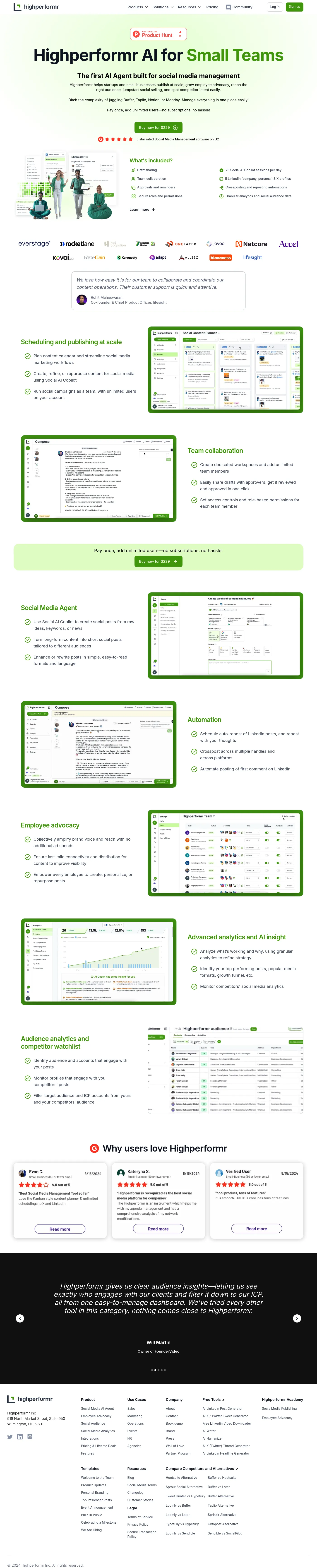 Highperformr for Teams screenshot