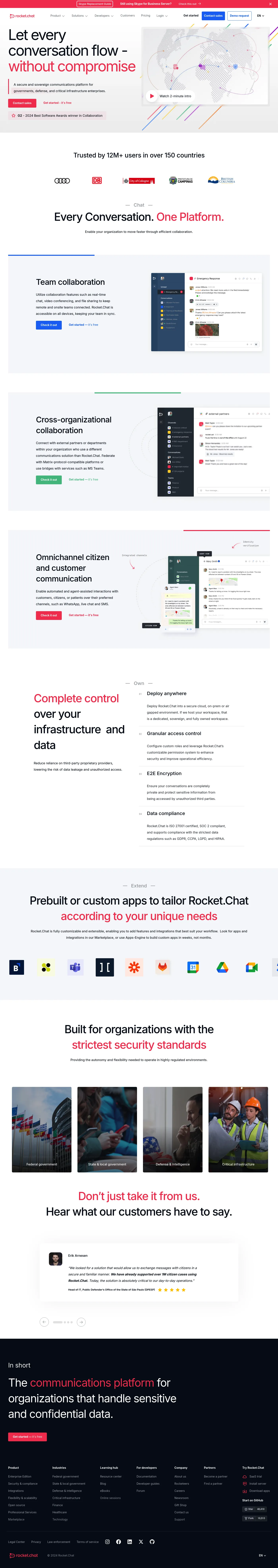 Rocket.Chat screenshot