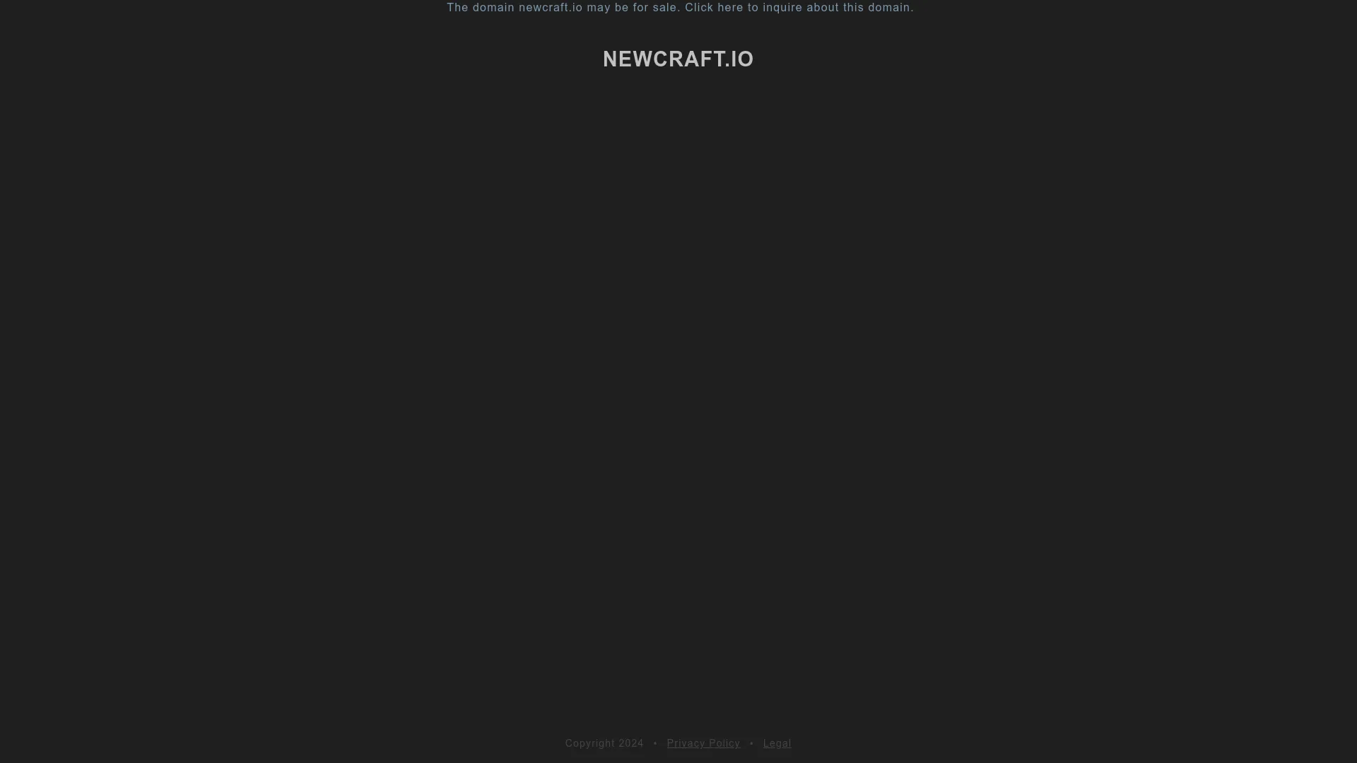 NewCraft screenshot