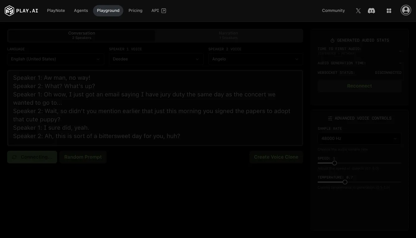 PlayDialog Beta screenshot