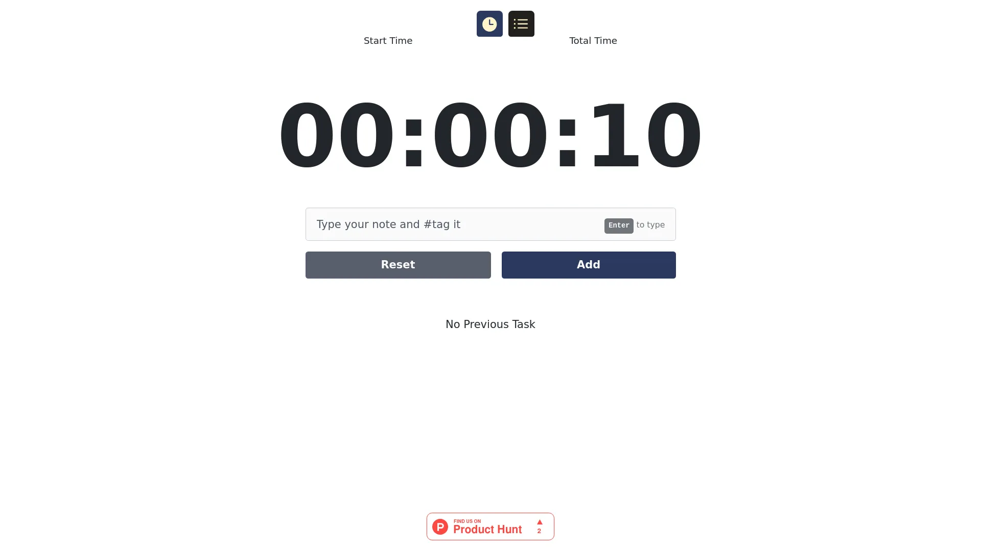 Time Tag screenshot