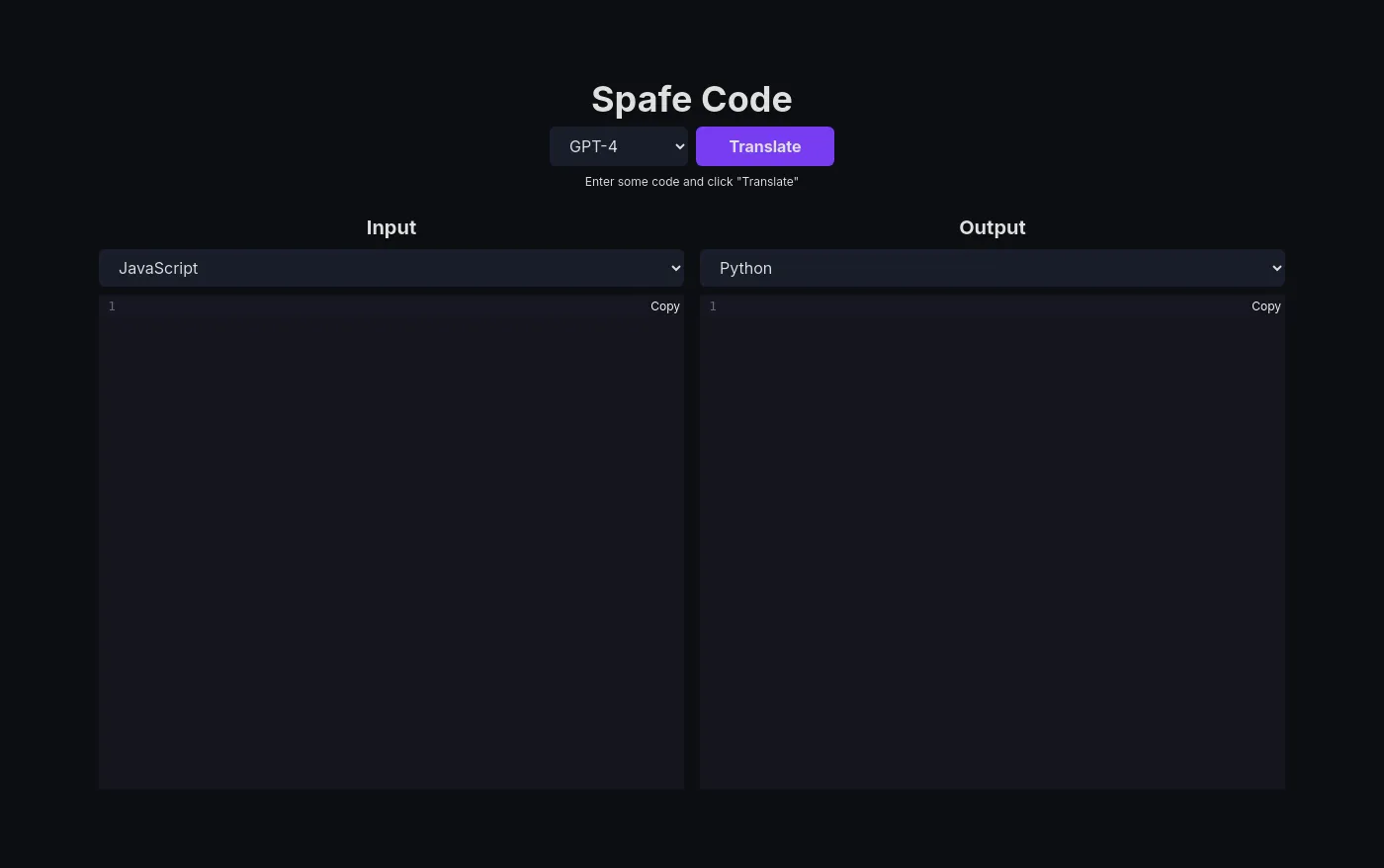 Spafe Code  screenshot